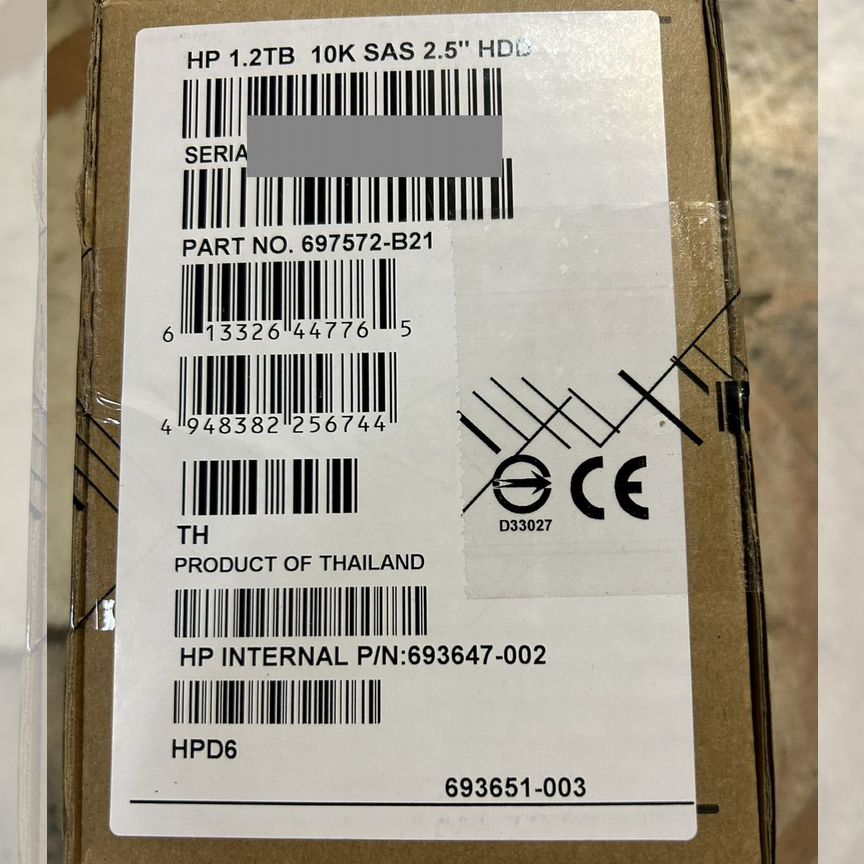 [697572-B21] Жесткий Диск Hp 1.2tb697630-001 G8 G9