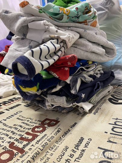 Большой пакет вещей на мальчика с 3 мес до года