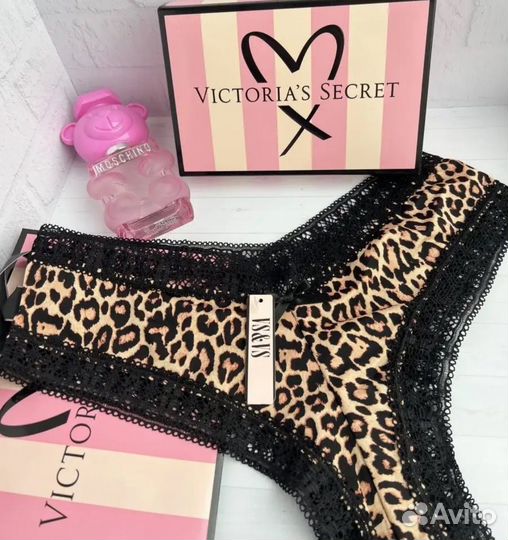 Трусики victoria secret леопард