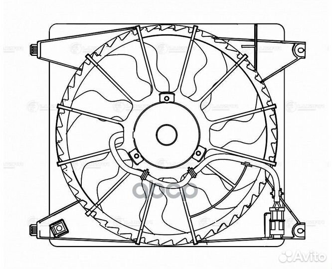 Вентилятор радиатора Hyundai Grand Starex (H-1)