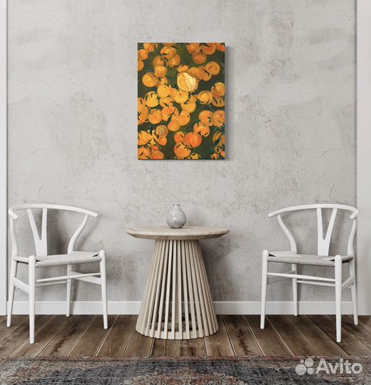 Картина маслом Мандарины