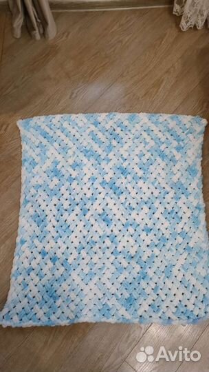 Плед детский вязаный ручная работа