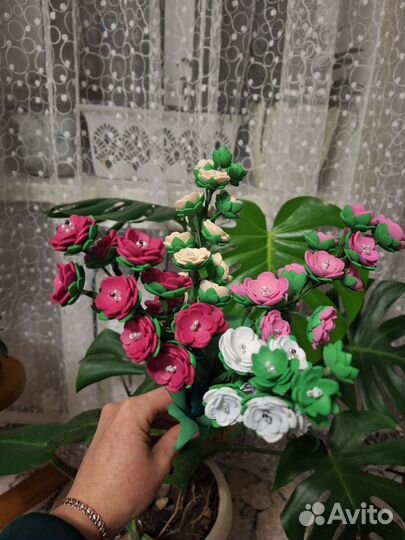 Искусственные цветы декор для дома,из фоамирана