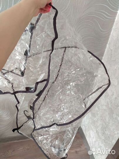 Дождевик на прогулочную коляску трость капелла