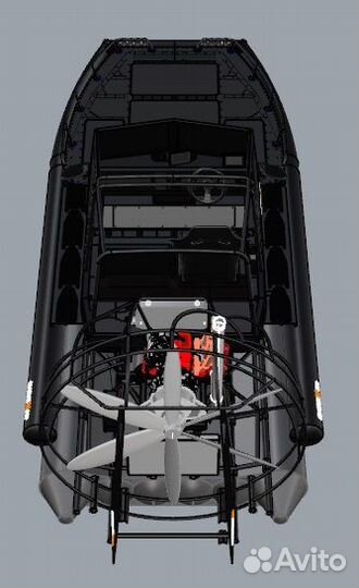 Аэролодка SibEX Читер 200 л.с Турбо Рестайлинг