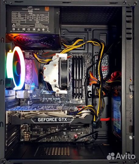 Игровой пк I7 6700/16GB/GTX1660 Ti/SSD+HDD