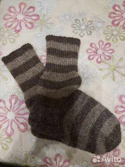 Носки вязаные ручной работы мужские