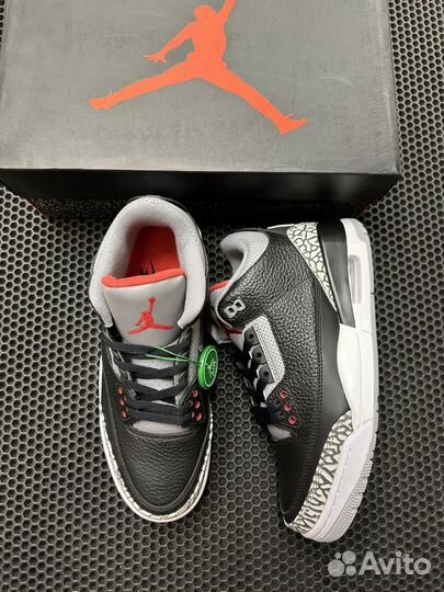 Кроссовки Air Jordan 3 Retro OG Black Cement