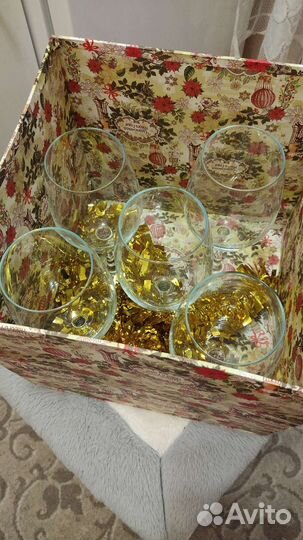 Бокалы для вина новые