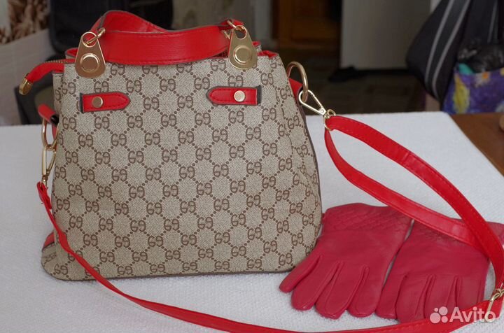 Новая женская Премиум сумка Gucci 20х20 см