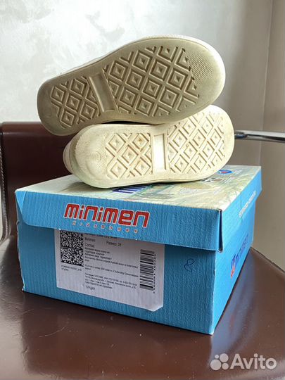 Minimen кожаные ботинки демисезон