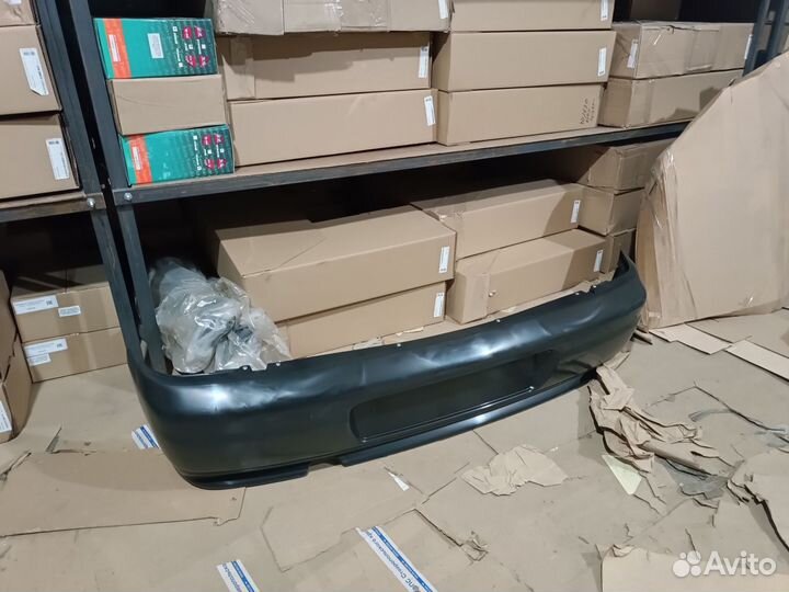 Бампер задний ваз 2112 неокрашенный