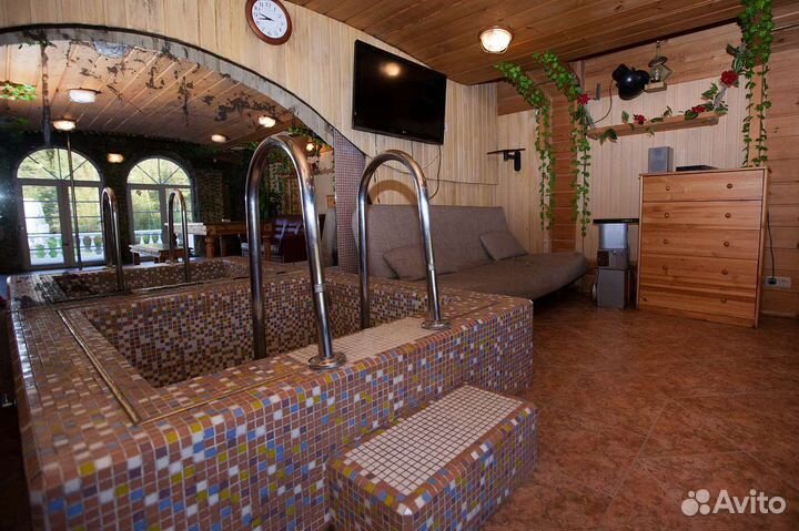 Сауна с бассейном,Банный комплекс