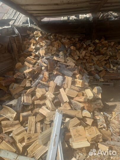 Дрова вяз, финик, тополь, колотые