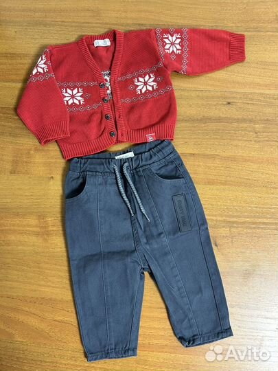 Пакет с одеждой для мальчика р.74, 80