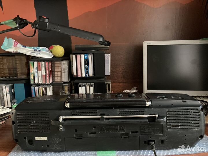 Panasonic RX-FT510 магнитола двухкассетная,AUX