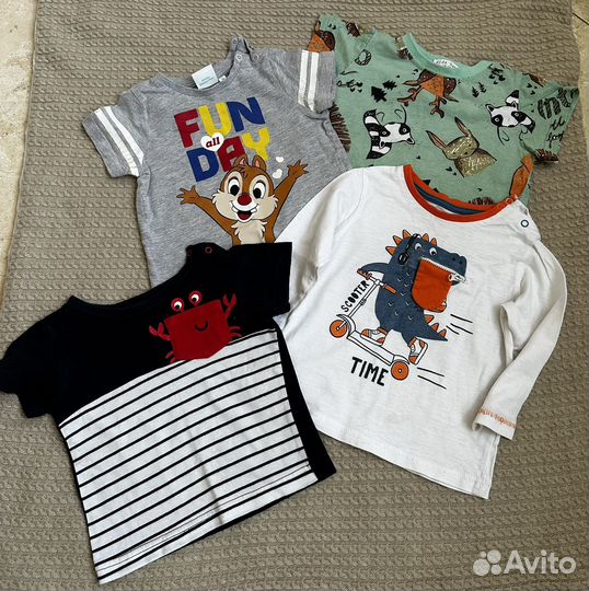 Летняя одежда для мальчика р.74-80