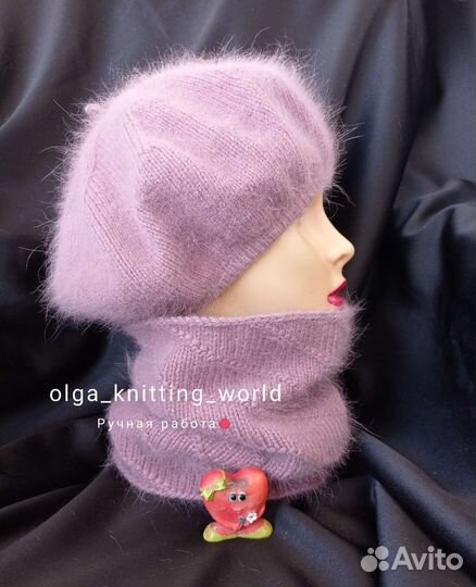 Комплект берет и снуд