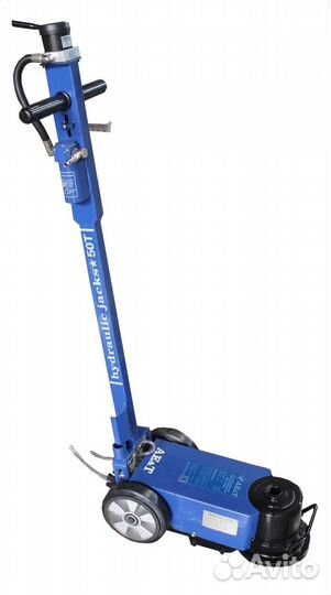 Домкрат пневмогидравлический подкатной HJ-50/25 AET 50/25т