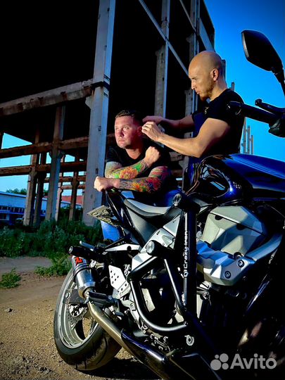 Фотосессия на мотоцикле