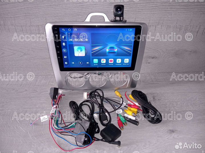 Магнитола Ford Focus 2 Android с камерой