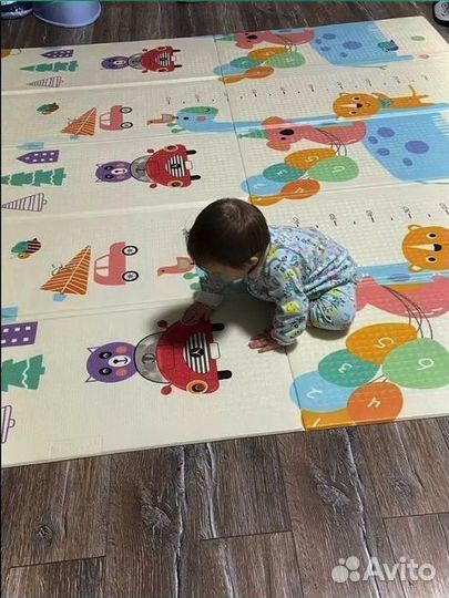 Детский коврик для ползания новый (заводской брак)