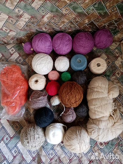 Пряжа и нитки Ирис СССР со спицами