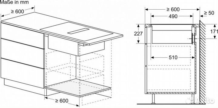 Индукционная варочная панель neff V57PHQ4C0 с встр