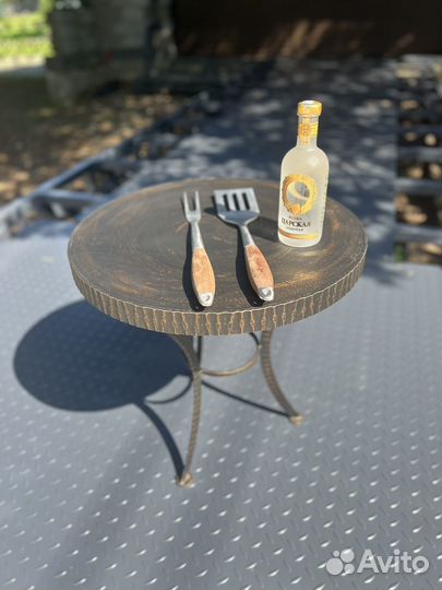 Столик ковка металл для зоны барбекю шашлыка
