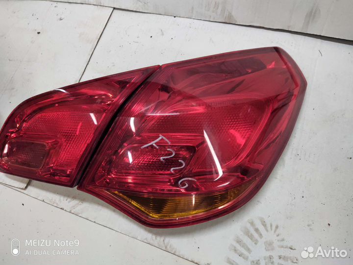 Opel astra j Задние фонари