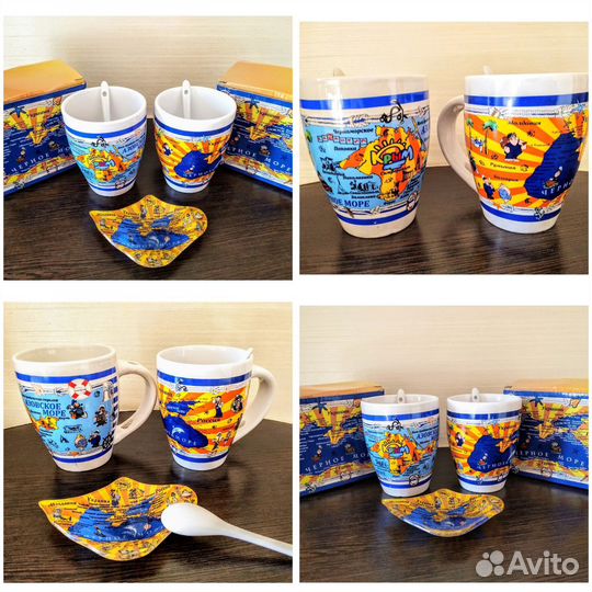 Чайная пара сахарница тарелка посуда салфетница