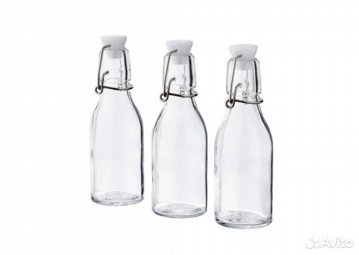 Бутылочки новые в упаковке 3шт х 150ml korken IKEA