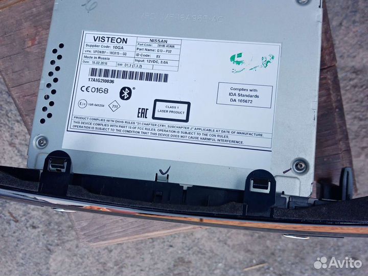 Магнитола штатная Nissan