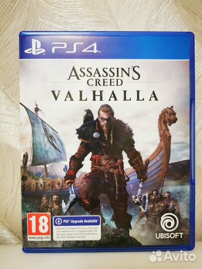 Assassin's creed Valhalla PS4 диск