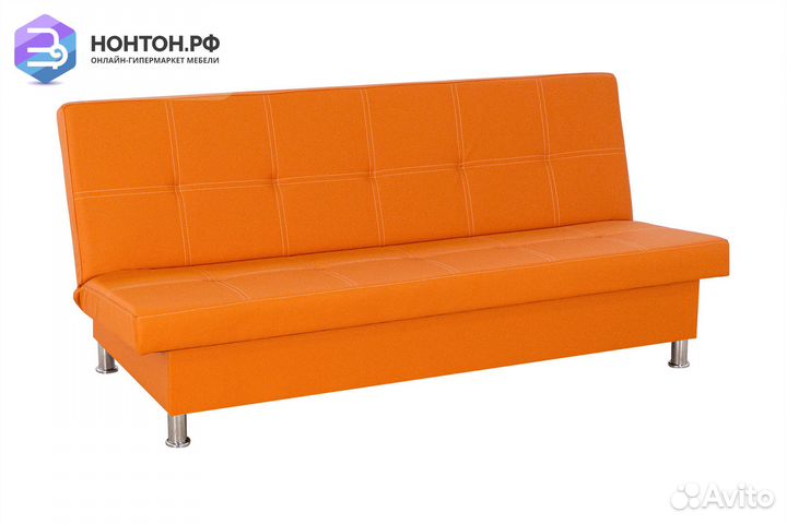 Диван клик-кляк Бомонд оранжевый