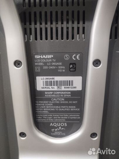 Телевизор Sharp aquos LC-26