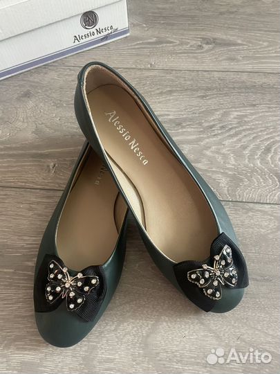 Балетки натур кожа Alessio Nesca Новые