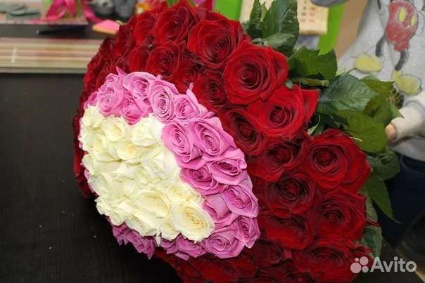 Цветы розы букет