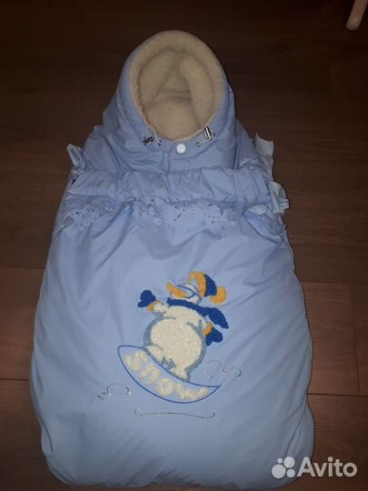 Конверт на натуральной овчине