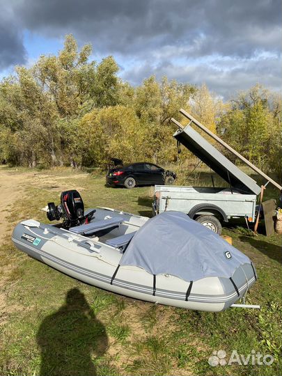 Gladiator E350Pro - Прицеп - Мотор