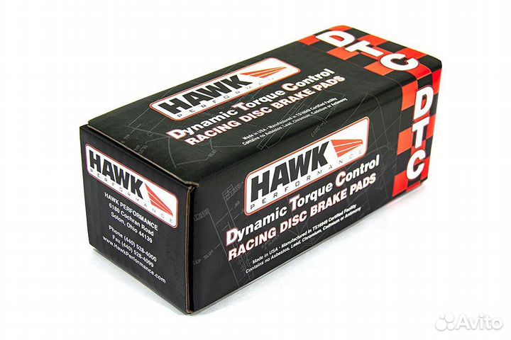 Колодки тормозные HB540U.490 hawk DTC-70 wilwood 7