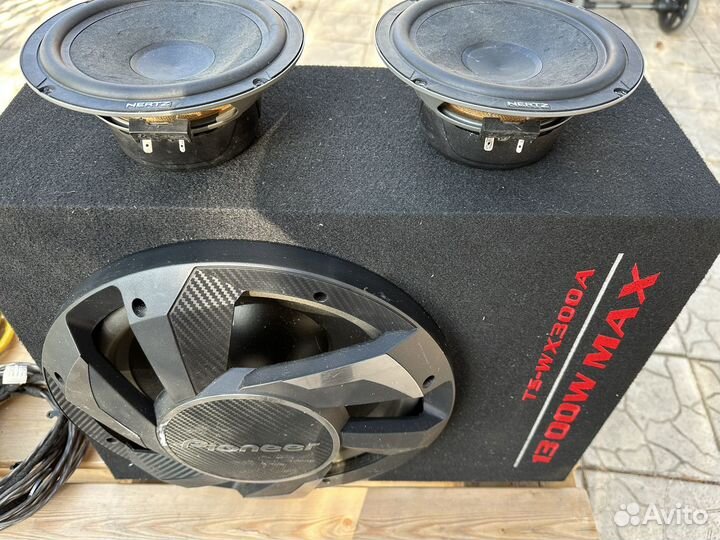 Активный сабвуфер pioner. Колонки hertz