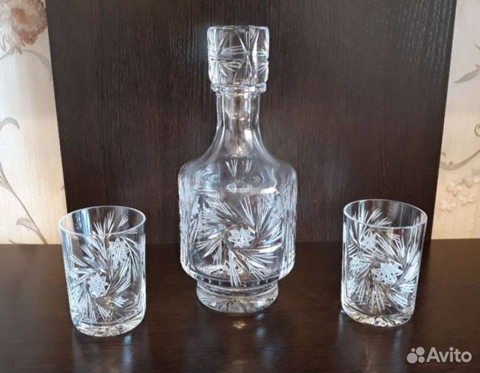 Графин + 2 стакана дхз