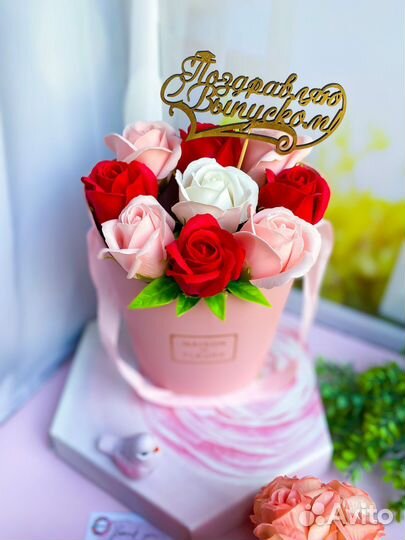 Букеты из мыла ручной работы