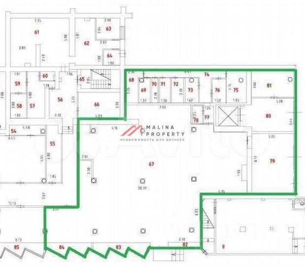 Сдам торговое помещение, 673 м²