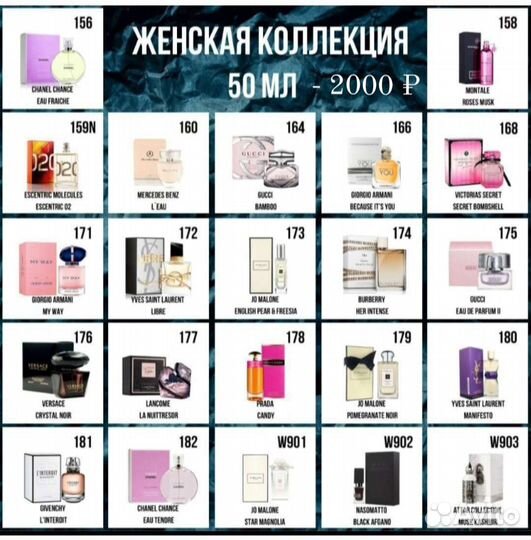 Духи жен. и муж. номерные от Essens. Есть вакансия