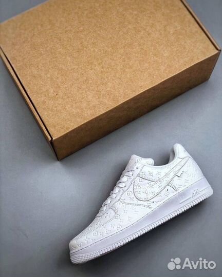 Louis Vuitton X Nike Air Force 1 Low Triple White