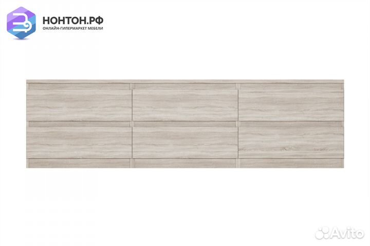 Тумба Кастор 6 ящиков дуб сонома