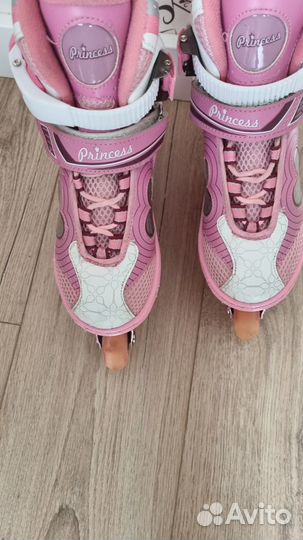 Роликовые коньки детские раздвижные р.30-33