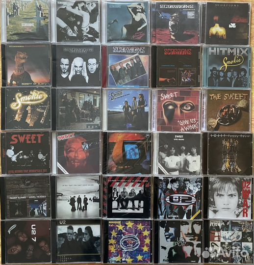 Зарубежные исполнители, коллекция CD дисков